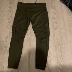 Lululemon compression tights. Olive green color. Size XL.